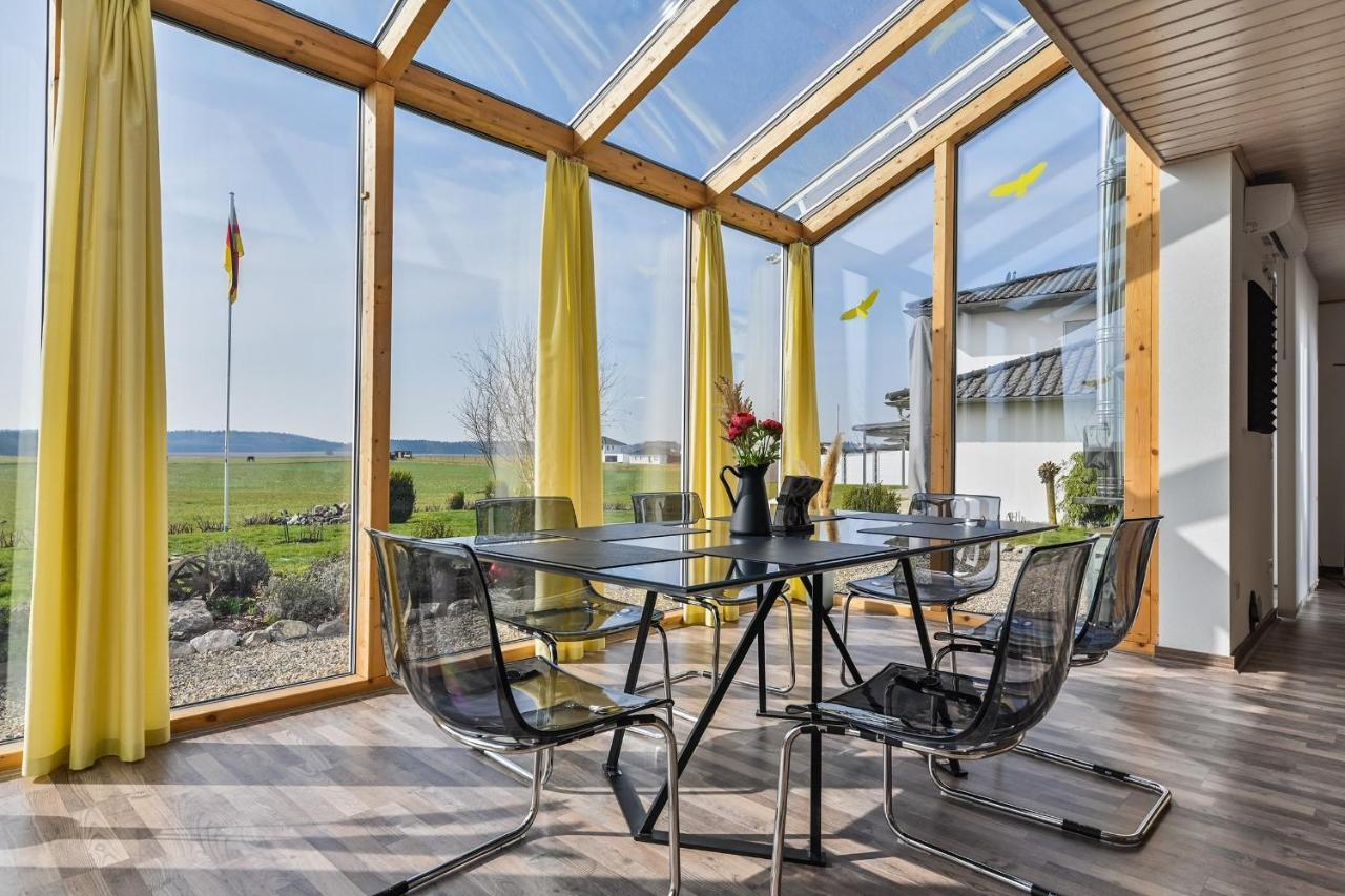 Ruhige Ferienwohnung Mit Panoramablick Ingoldingen Dış mekan fotoğraf