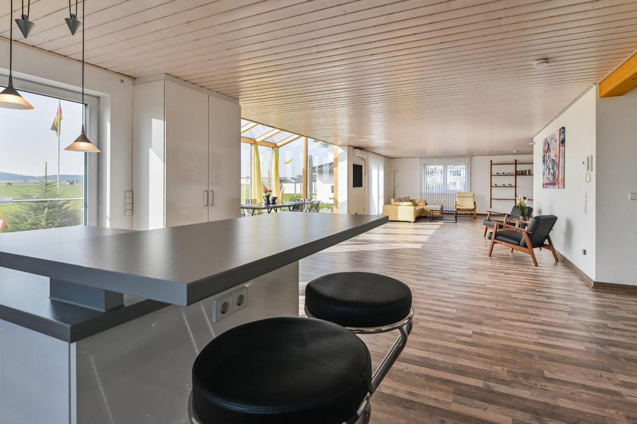 Ruhige Ferienwohnung Mit Panoramablick Ingoldingen Dış mekan fotoğraf