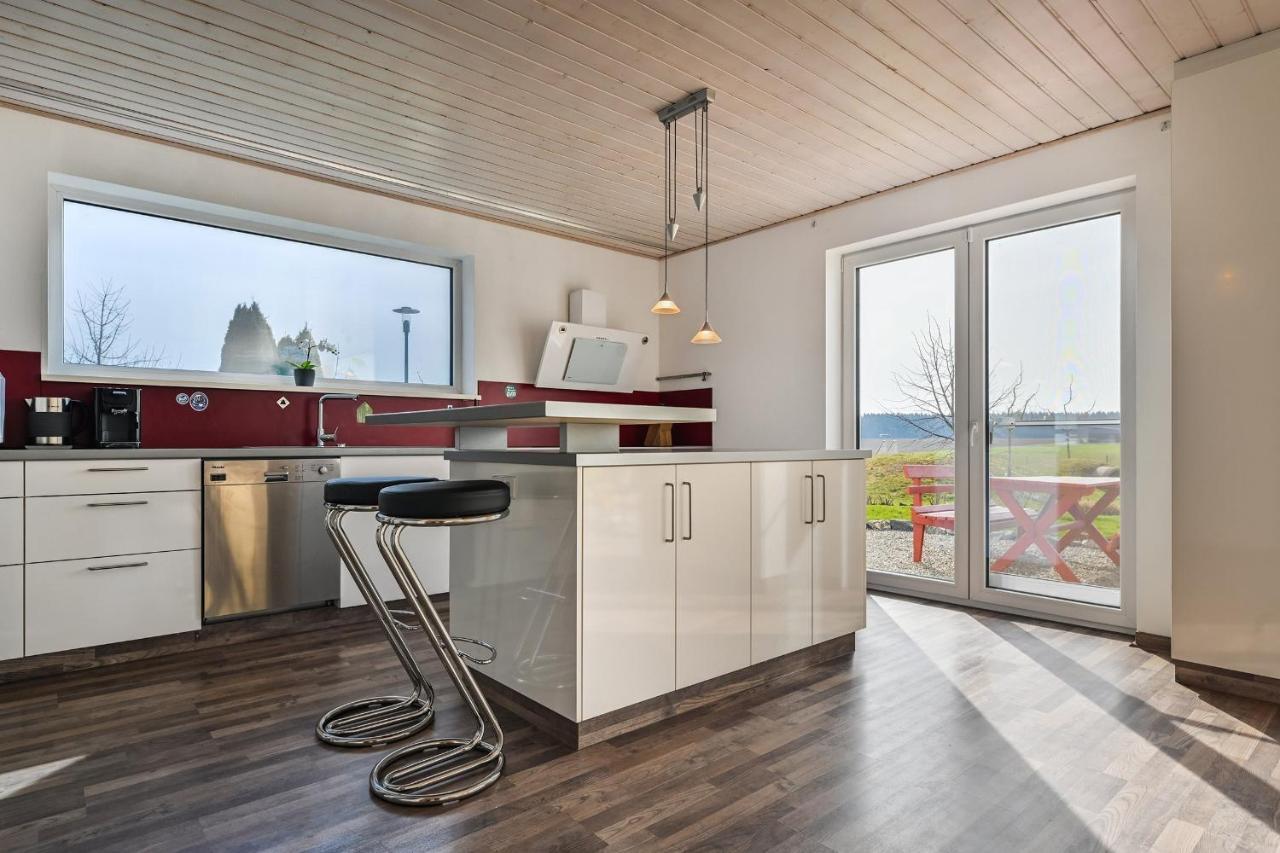 Ruhige Ferienwohnung Mit Panoramablick Ingoldingen Dış mekan fotoğraf