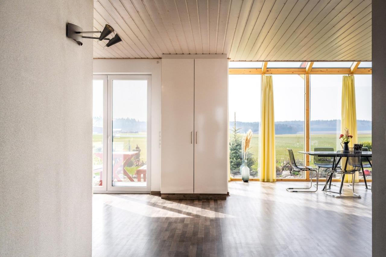 Ruhige Ferienwohnung Mit Panoramablick Ingoldingen Dış mekan fotoğraf