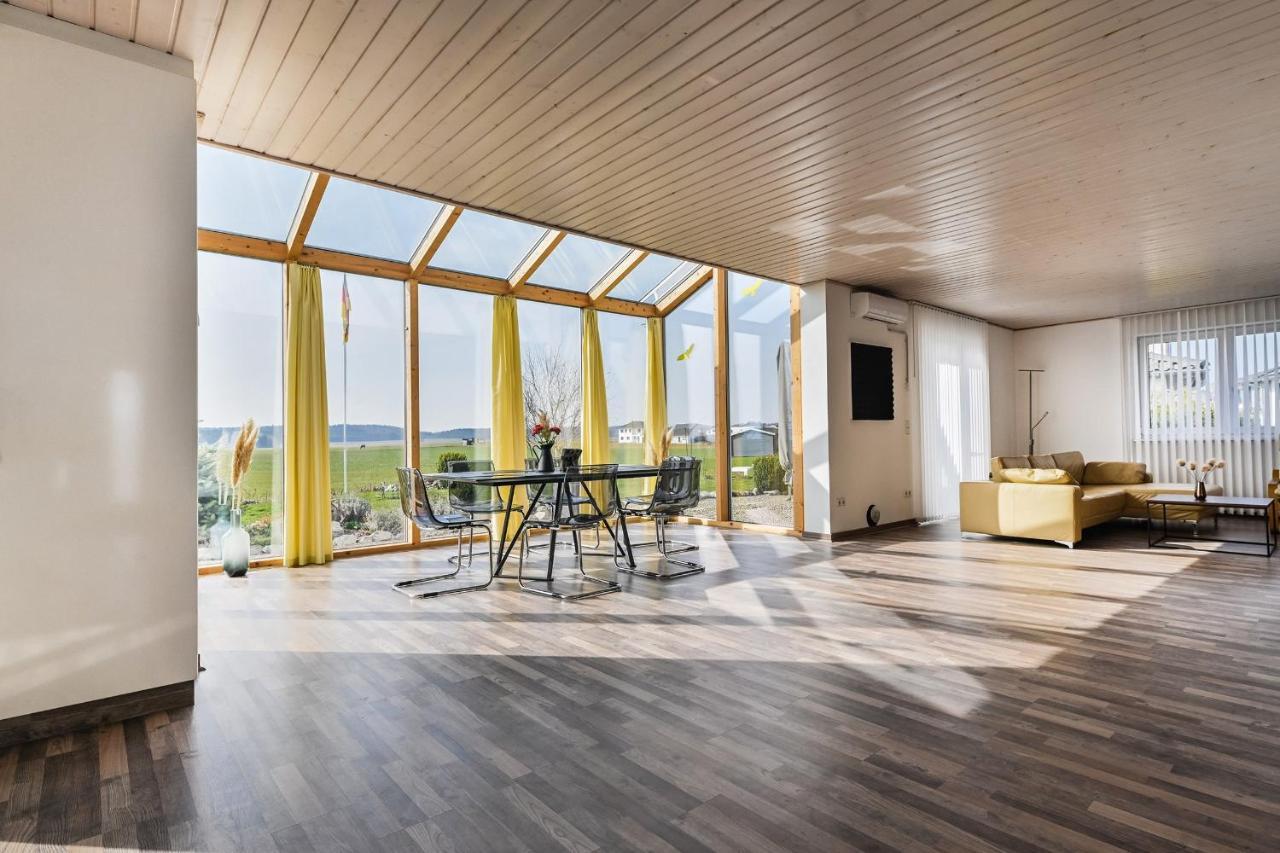 Ruhige Ferienwohnung Mit Panoramablick Ingoldingen Dış mekan fotoğraf