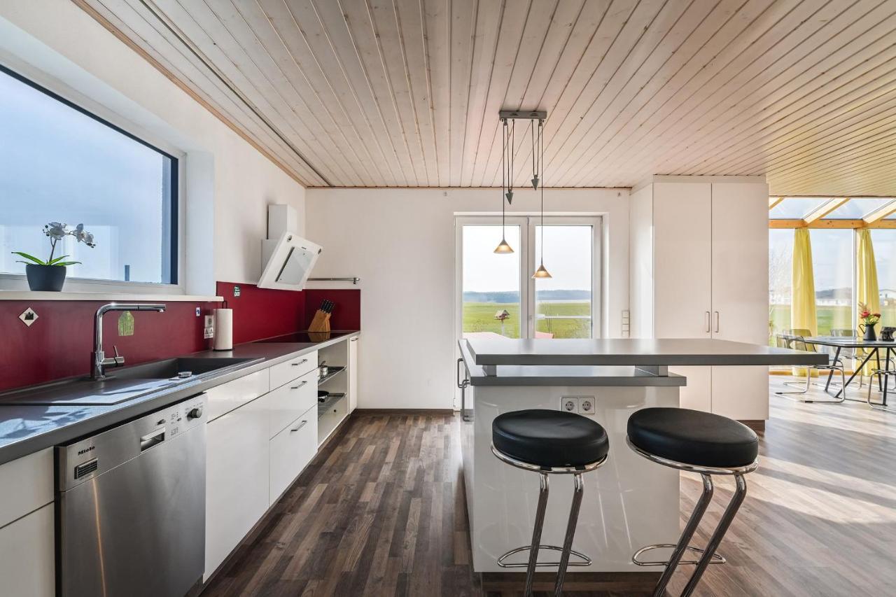 Ruhige Ferienwohnung Mit Panoramablick Ingoldingen Dış mekan fotoğraf
