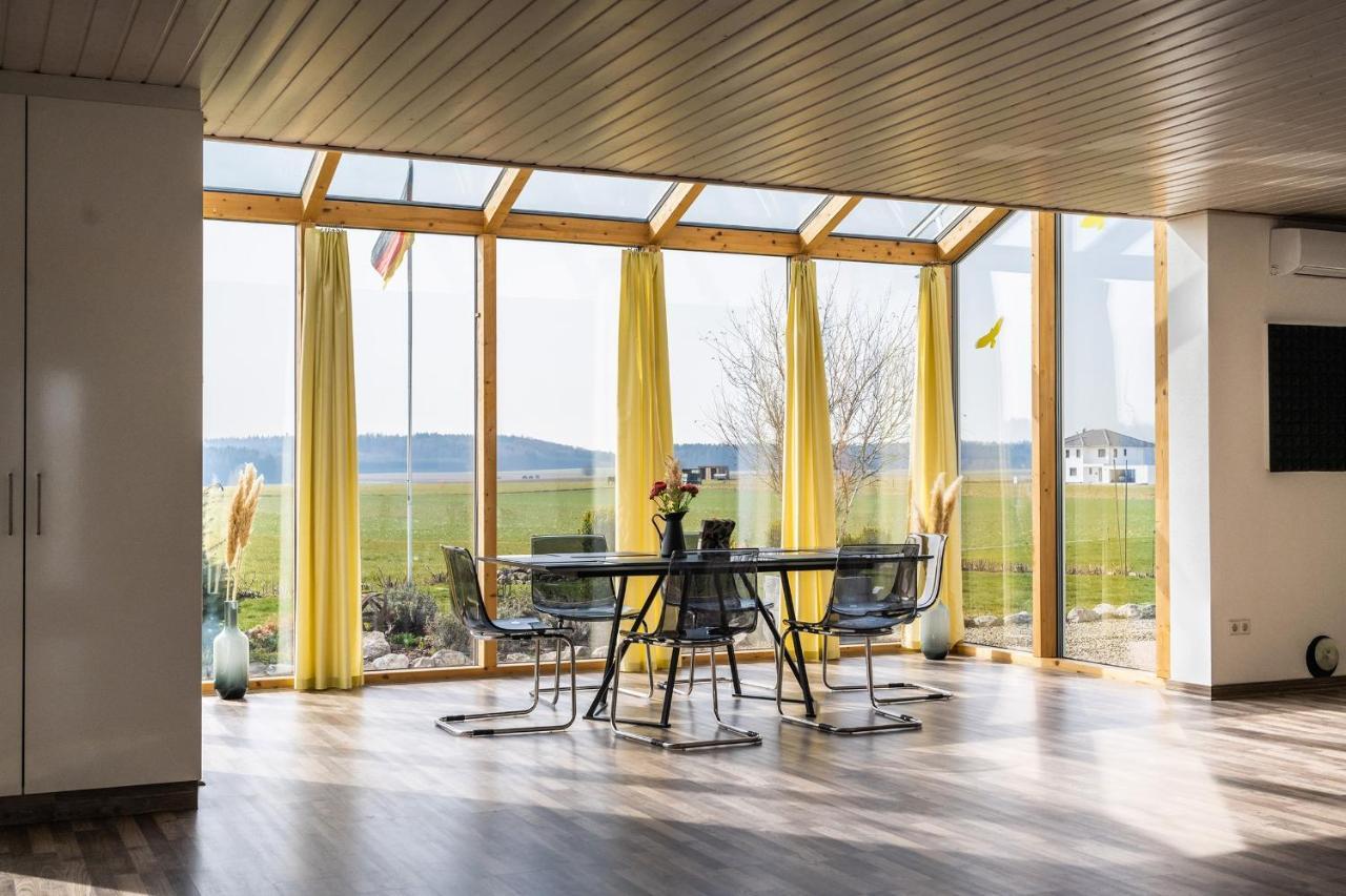 Ruhige Ferienwohnung Mit Panoramablick Ingoldingen Dış mekan fotoğraf