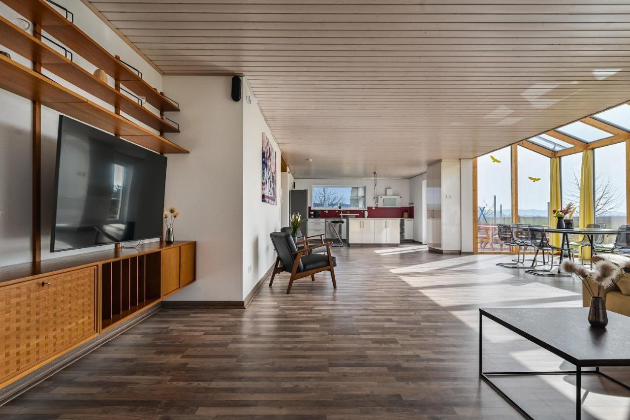 Ruhige Ferienwohnung Mit Panoramablick Ingoldingen Dış mekan fotoğraf