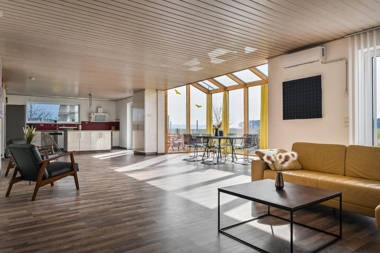 Ruhige Ferienwohnung Mit Panoramablick Ingoldingen Dış mekan fotoğraf